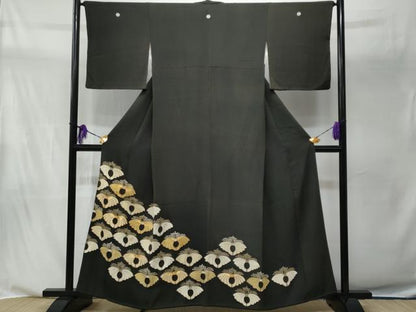平和屋着物■豪華黒留袖　桐　正絹　逸品　CABA2586fb