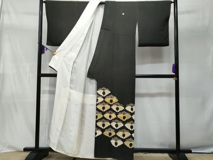 平和屋着物■豪華黒留袖　桐　正絹　逸品　CABA2586fb