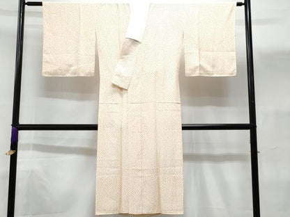平和屋着物■長襦袢　無双仕立て　舞梅文　正絹　逸品　CABA2680fb