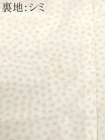 平和屋着物■長襦袢　無双仕立て　舞梅文　正絹　逸品　CABA2680fb