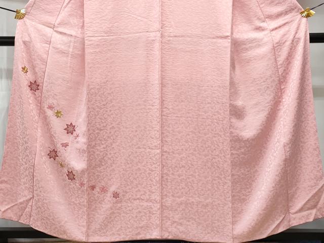 平和屋着物■中国三大刺繍　相良刺繍　色留訪問着　楓　正絹　逸品　CABA2686fb