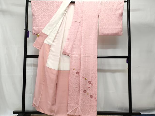 平和屋着物■中国三大刺繍　相良刺繍　色留訪問着　楓　正絹　逸品　CABA2686fb