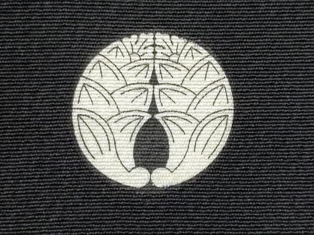平和屋着物■豪華黒留袖　駒刺繍　扇面向かい鳥花文　金彩　正絹　逸品　CABA2737fb