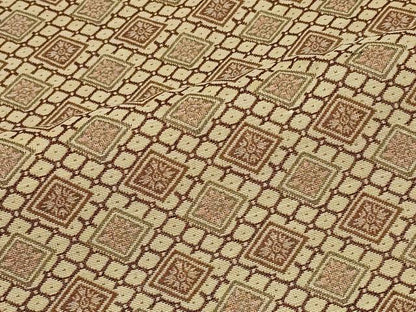 平和屋着物■上質なお召　お召地　花菱文　正絹　逸品　CABA2824in