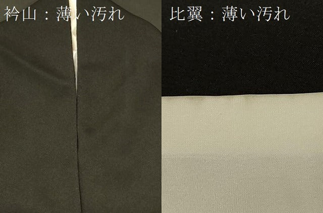 平和屋着物■豪華黒留袖 几帳鏡裏花鳥文 正絹 逸品 CABA2865in