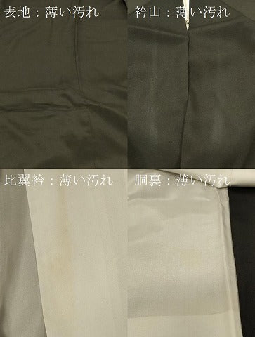 平和屋着物■豪華黒留袖 遠山樹林文 暈し染め 正絹 逸品 CABA2872in