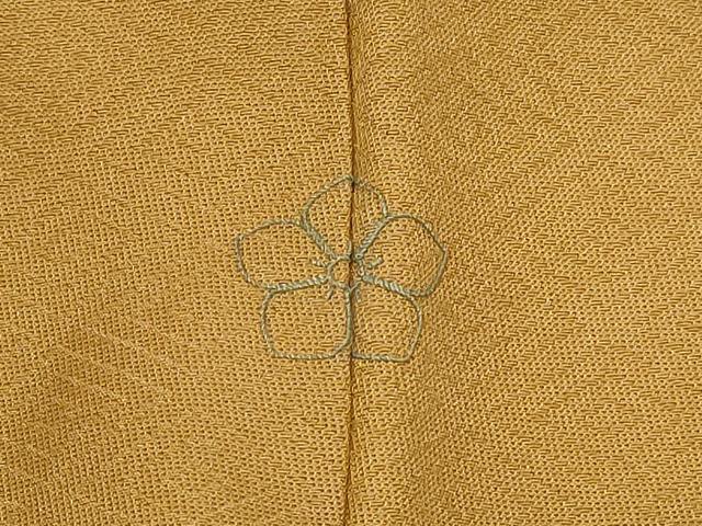 平和屋着物■訪問着　刺繍　地紙草花文　金彩　正絹　逸品　CABA3171in