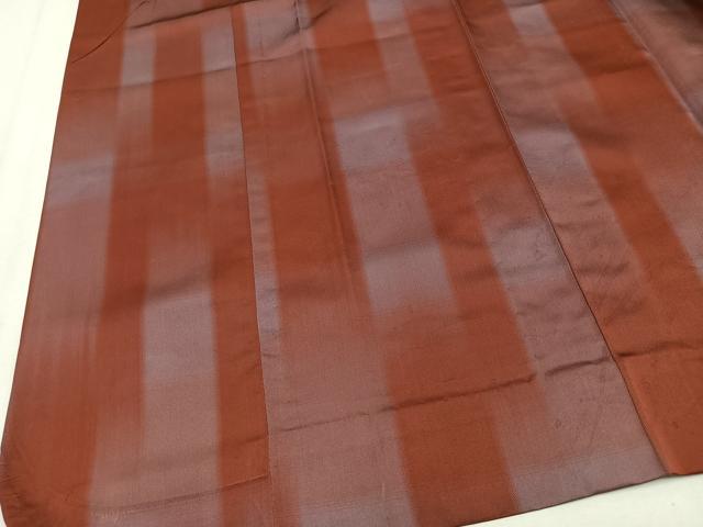平和屋着物■道行コート　雨コート　単衣　霞文　ロング丈　正絹　逸品　CABA3238ua