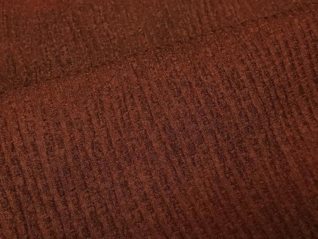 平和屋着物■道行コート　霞文　暈し染め　ロング丈　正絹　逸品　CABA3371ua