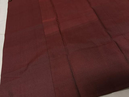 平和屋着物■道行コート　単衣　霞文　ロング丈　正絹　逸品　CABA3482ua