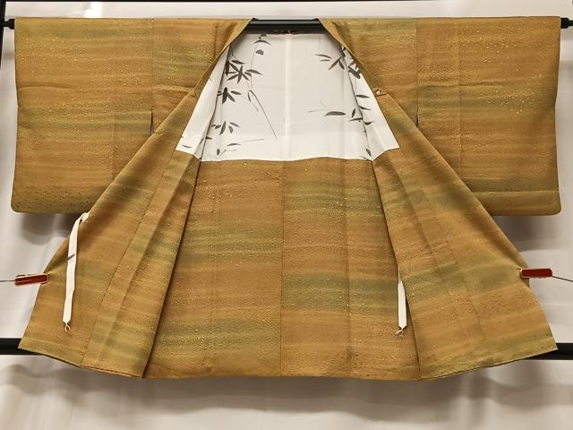 平和屋着物■道行コート　霞文　暈し染め　正絹　逸品　CABA3499ua