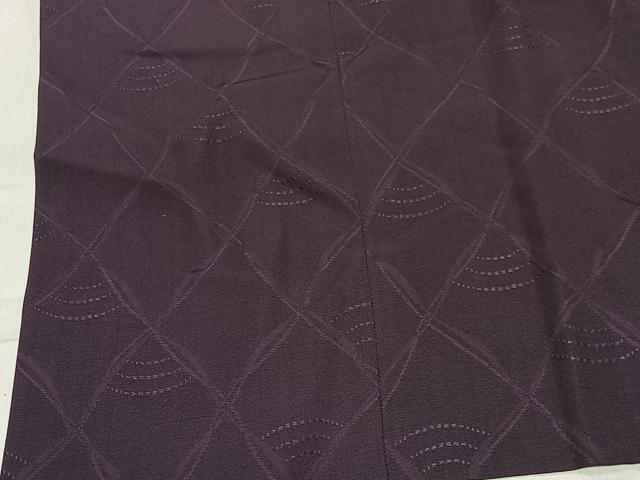 平和屋着物■道行コート　青海波地紋　似せ紫色　伊勢丹扱い　正絹　逸品　CABA3546ua