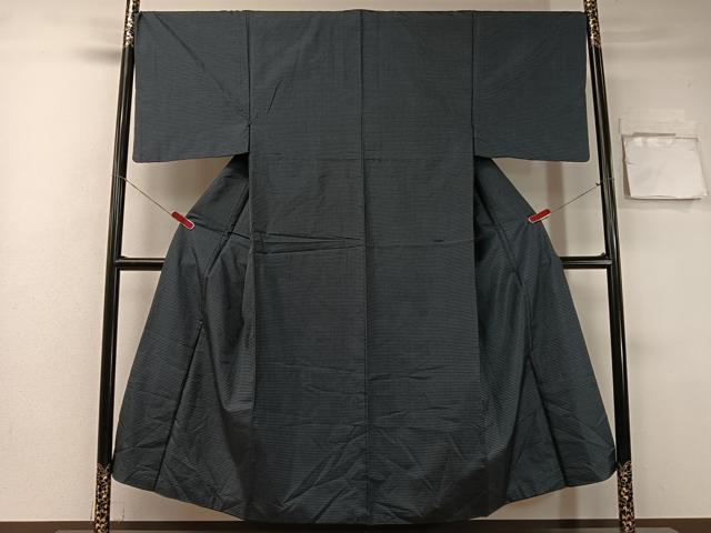 平和屋着物●男性　本場大島紬　100亀甲　総詰め　正絹　逸品　CABA4412vp