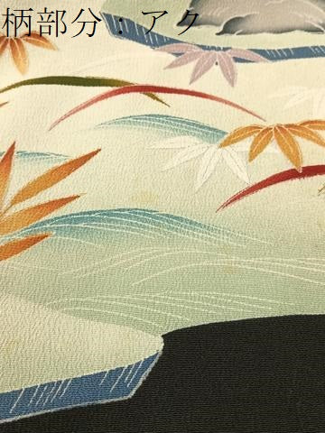 平和屋着物■豪華黒留袖 友禅 御所解文 正絹 逸品 CABA4469vp