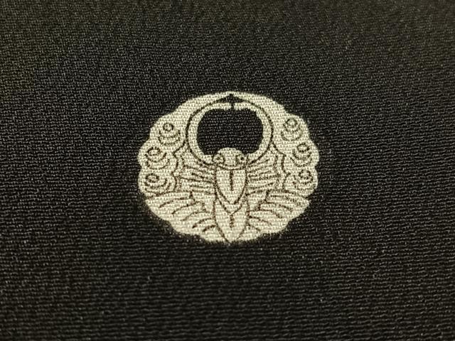 平和屋着物■豪華黒留袖　駒刺繍　束ね熨斗菱文　金彩　正絹　逸品　CABA4529vp