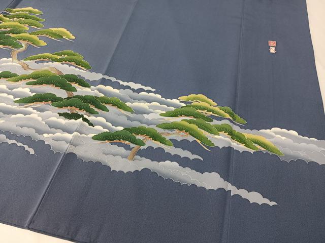 平和屋着物●本加賀友禅作家　東藤岳　色留袖　宝船　正絹　逸品　CABA4639vp