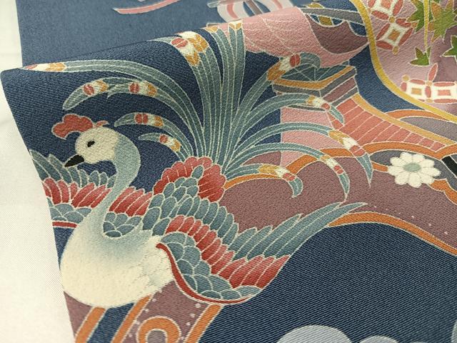 平和屋着物●本加賀友禅作家　東藤岳　色留袖　宝船　正絹　逸品　CABA4639vp
