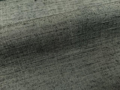 平和屋着物●男性　紬　アンサンブル　墨色　正絹　逸品　CABA4649vp