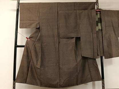 平和屋着物●男性　本場大島紬　アンサンブル　吉祥文様　正絹　逸品　CABA4651vp