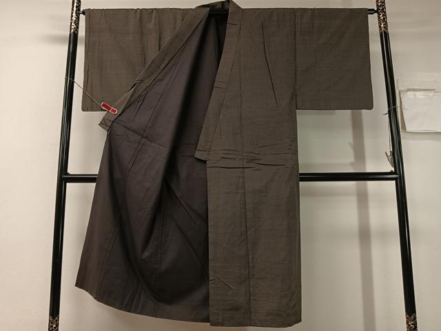 平和屋着物●男性　本場大島紬　アンサンブル　絣文様　正絹　逸品　CABA4658vp