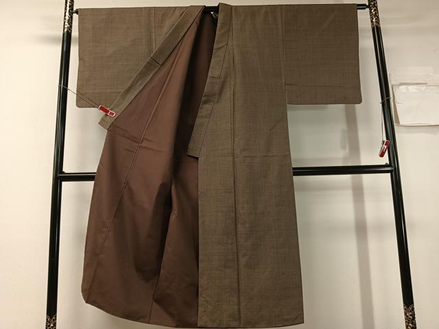 平和屋着物●男性　本場大島紬　アンサンブル　120亀甲　総詰め　正絹　逸品　CABA4660vp
