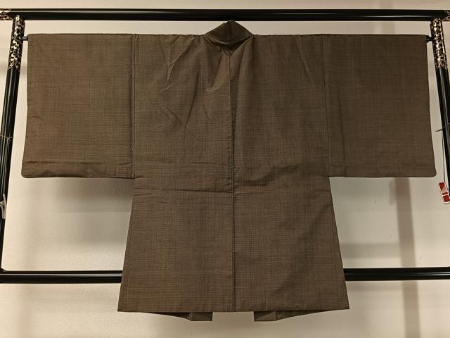 平和屋着物●男性　本場大島紬　アンサンブル　120亀甲　総詰め　正絹　逸品　CABA4660vp