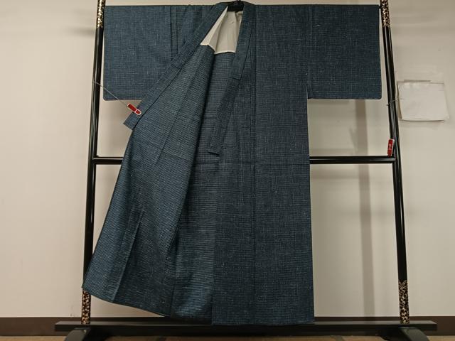 平和屋着物▽男性 紬 単衣 アンサンブル 正絹 逸品 未使用 CABA4673vp