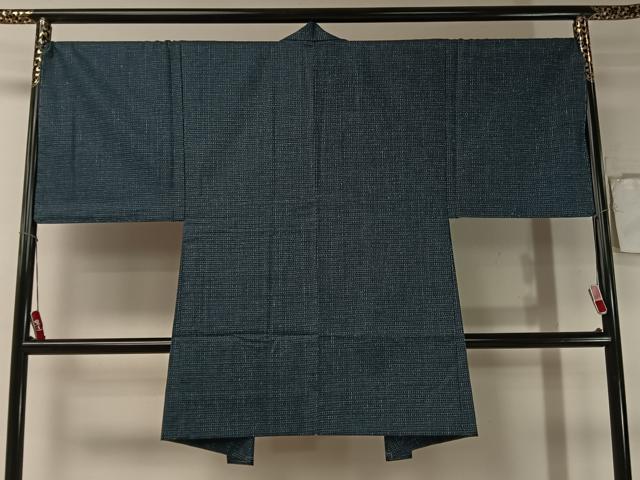 平和屋着物▽男性 紬 単衣 アンサンブル 正絹 逸品 未使用 CABA4673vp