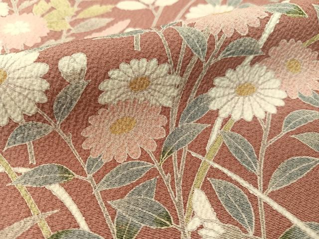 平和屋着物●訪問着　友禅　枝花文　暈し染め　正絹　逸品　CABA4688vp
