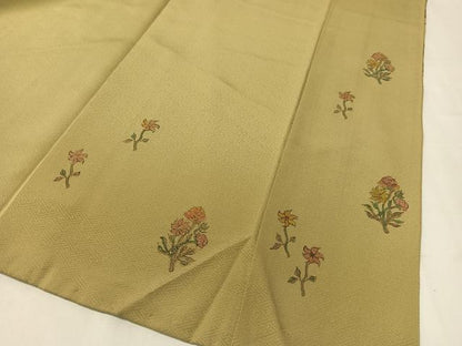 平和屋着物●景山雅史　訪問着　更紗唐草文　金彩　正絹　逸品　CABA4739vp