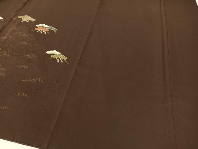 平和屋着物●訪問着　刺繍　浜松文　金彩　正絹　逸品　CABA4760vp