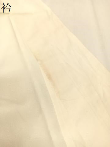 平和屋着物●長襦袢　無双仕立て　箔散らし　金銀彩　広衿仕立て　正絹　逸品　CABA4761vp