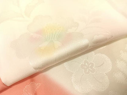 平和屋着物●振袖用長襦袢　袷　辻が花地紋　暈し染め　正絹　逸品　CABA4784vp