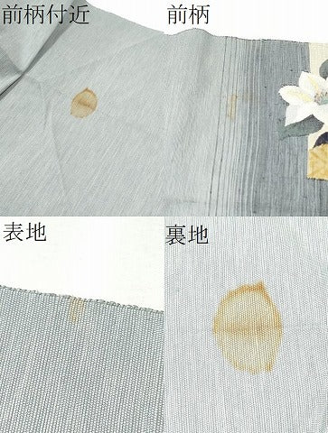平和屋着物●八寸名古屋帯 紬地 すくい織 短冊枝花文 金彩 やまと誂製 正絹 逸品 CABA4863hy