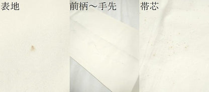 平和屋着物●内山晴祥 塩瀬 九寸開き名古屋帯 手描き 遠山風景草木文 正絹 逸品 CABA4878hy