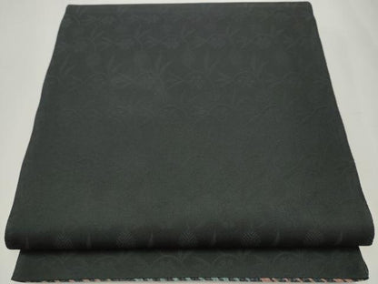 平和屋着物●両面　六通柄袋帯　幾何学文様　正絹　逸品　CABA4922hy