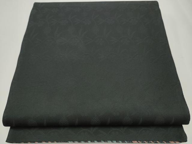 平和屋着物●両面　六通柄袋帯　幾何学文様　正絹　逸品　CABA4922hy