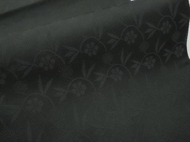 平和屋着物●両面　六通柄袋帯　幾何学文様　正絹　逸品　CABA4922hy