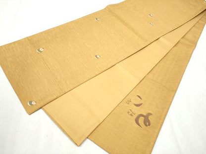 平和屋着物●太鼓柄袋帯 ふくれ織 七転八起き 正絹 逸品 CABA4935hy