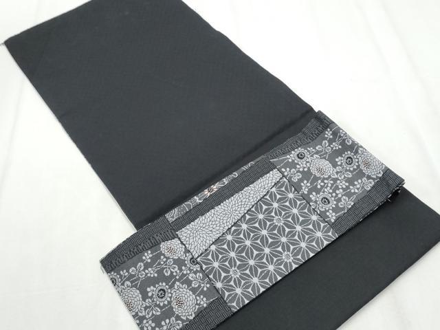 平和屋着物●つけ帯　色紙花文　正絹　逸品　CABA4976hy 平和屋着物○つけ帯 色紙花文 正絹 逸品 CABA4976hy