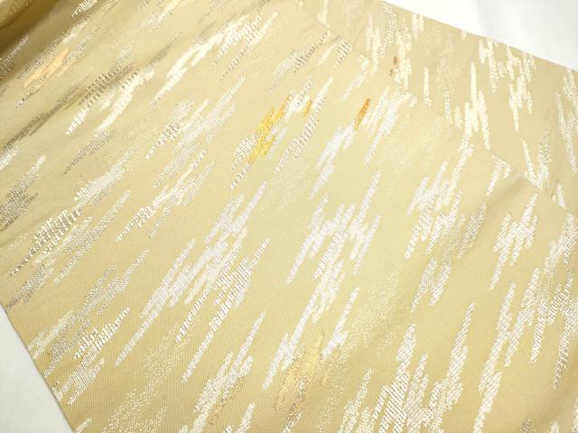 平和屋着物○九寸名古屋帯 エ霞文 金銀糸 正絹 逸品 CABA5067hy