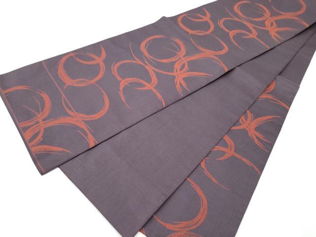 平和屋着物●六通柄　本袋帯　丸文　正絹　逸品　CABA5104hy
