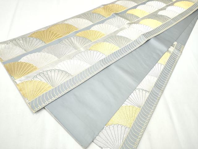平和屋着物●六通柄袋帯　唐織　深秋の香　金銀糸　引箔　正絹　逸品　CABA5114hy