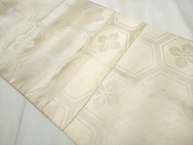 平和屋着物●アンティーク 大正ロマン 六通柄 京袋帯 刺繍 龍 金銀彩 正絹 逸品 CABA5145hy