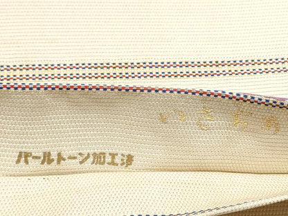 平和屋着物＊夏物　龍村平蔵製　六通柄　本袋帯　あじさい　金銀糸　正絹　逸品　CABA5196hy