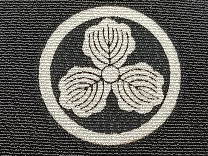 平和屋着物■豪華黒留袖　駒刺繍　檜扇鳳凰花文　金銀彩　正絹　逸品　CABA5235xi