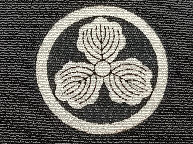 平和屋着物■豪華黒留袖　駒刺繍　檜扇鳳凰花文　金銀彩　正絹　逸品　CABA5235xi
