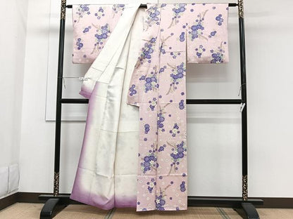 平和屋着物■上質な小紋　舞花文　金彩　やまと誂製　正絹　逸品　CABA5518xi