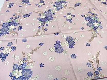 平和屋着物■上質な小紋　舞花文　金彩　やまと誂製　正絹　逸品　CABA5518xi
