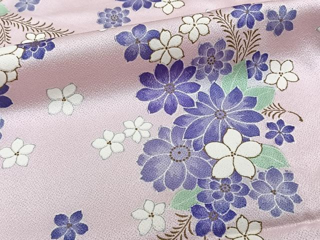 平和屋着物■上質な小紋　舞花文　金彩　やまと誂製　正絹　逸品　CABA5518xi